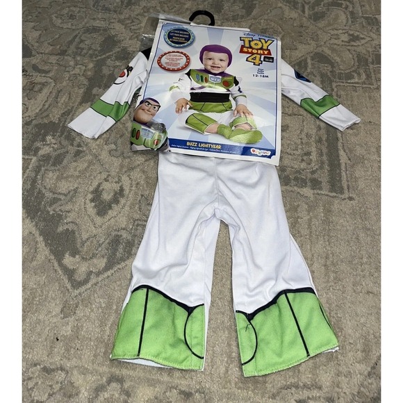 New Disney Baby Pixar Buzz Lightyear Infant Halloween Costume Sz 12M-18M - Picture 1 of 4